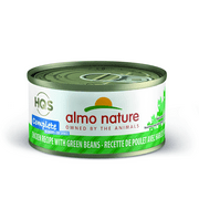 Almo Nature High Quality Sourced Complete Chicken with Green Bean in gravy Grain Free Wet Canned Cat Food 2.47 oz. (12 Pack)
