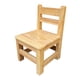 thumbnail image 3 of Silla de madera para niños, otomana completamente ensamblada con respaldo, cómoda para jóvenes. Altura del asiento 25cm, 3 of 9