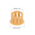 thumbnail image 2 of Uxcell 32Pcs Plastic Hole Plugs, Flush Type Panel Hole Plugs Insert End Caps for Locking Hole Furniture Cabinet 12mm Orange, 2 of 6