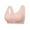 Pink, variant on TAIAOJING Women's Lace Front Button Shaping Cup Adjustable Shoulder Strap Large Size Underwire Bra Bralette Bras