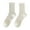 White, variant on 1 Pair Women Summer Socks Hollow Mesh Mid-tube Shirring Edge Anti-slip Solid Color High Elasticity Sweat Absorption Adult Home Yoga Socks Piled Socks