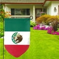 thumbnail image 2 of Mexico-Flag Garden Flag Double Sided Flags with Vivid Color for Yard Lawn Garden Decor 12.5 x18 Inch Fillet, 2 of 7