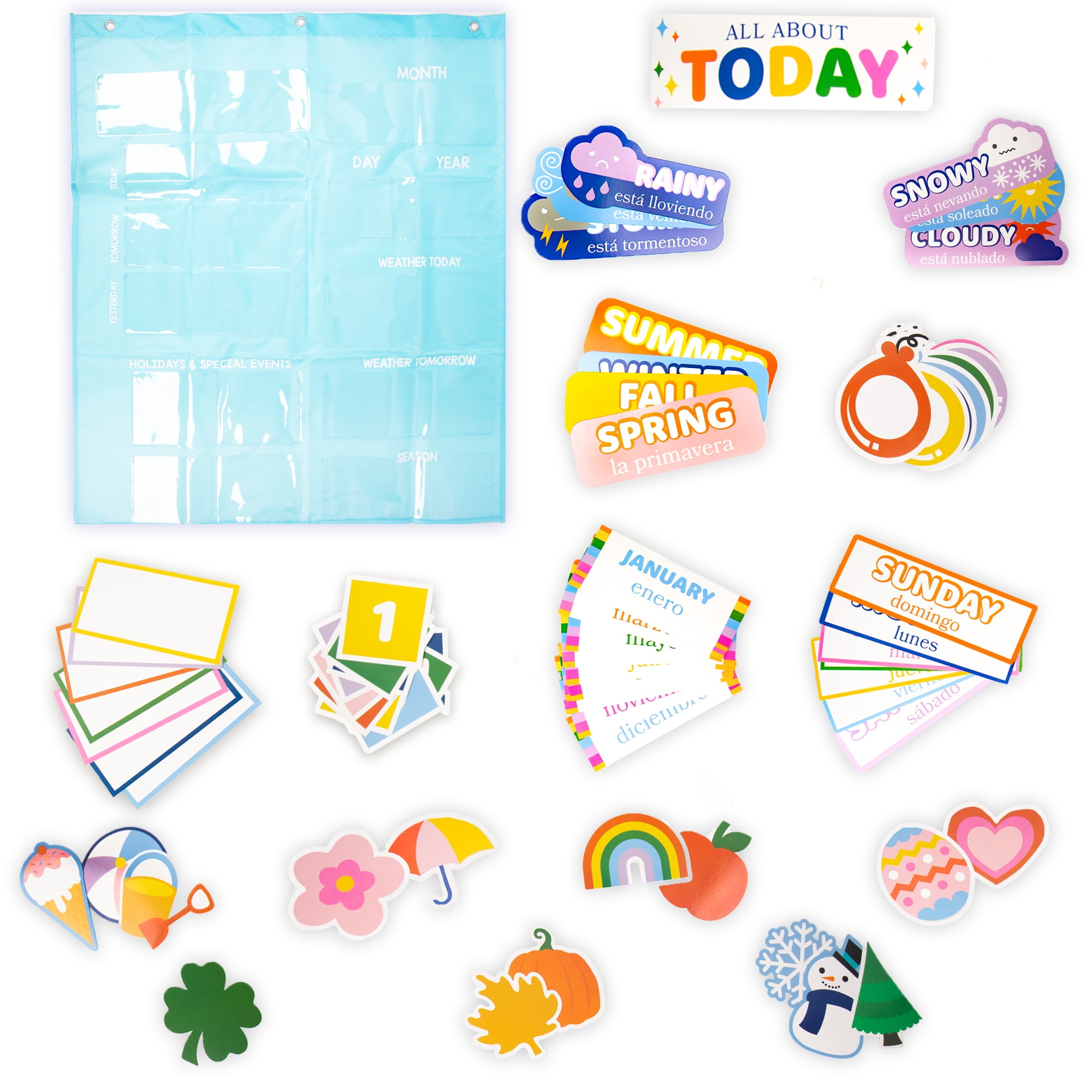 Pen + Gear All About Today Pocket Chart, 25.75 Pen + Gear All About Today Pocket Chart, 25.75