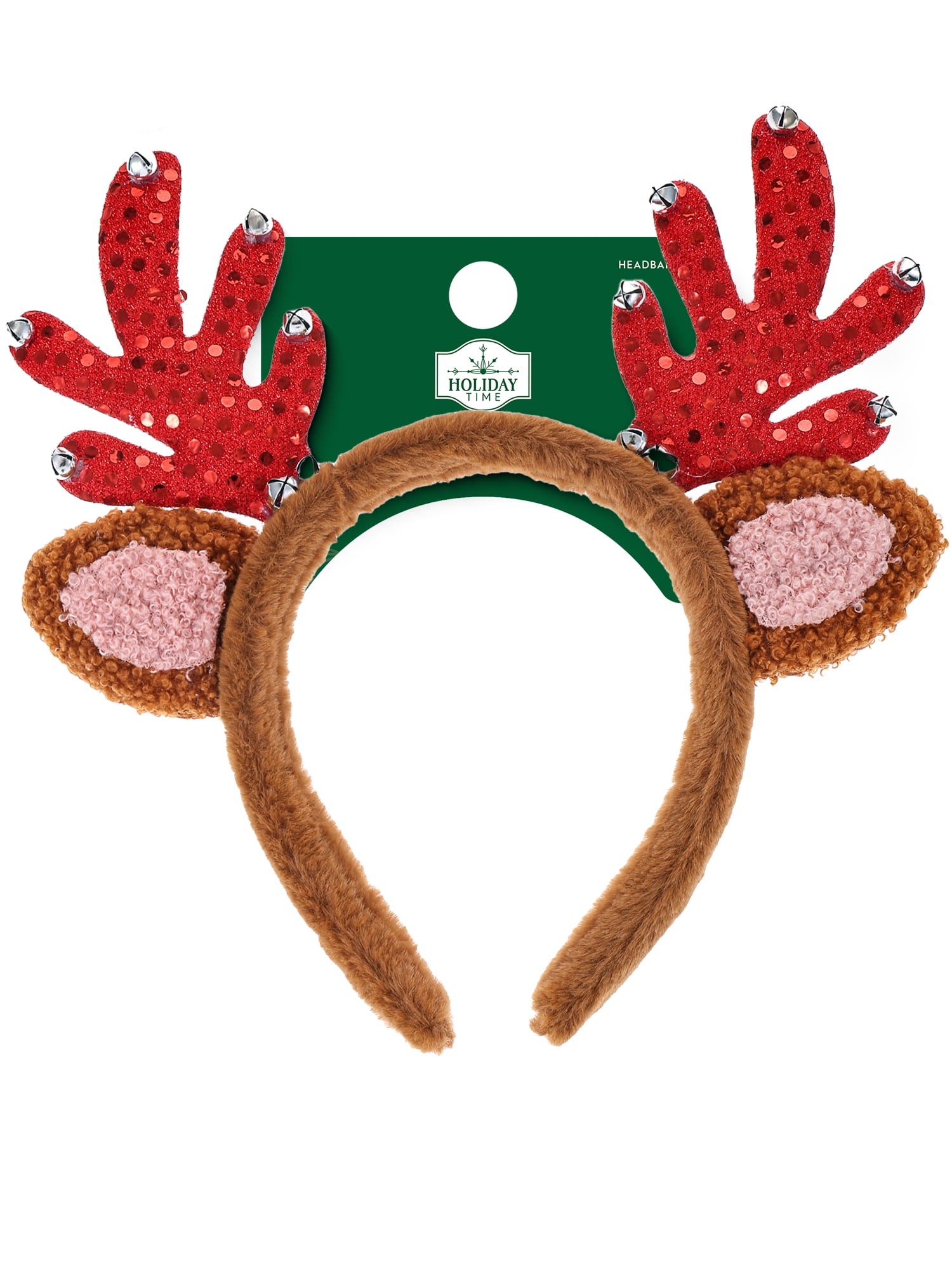 Holiday Time Red Reindeer Antler Head Bopper, 1 Piece