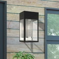 thumbnail image 5 of Franklin 1 Light Wall Lantern in Black, 5 of 10