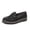 Black PU, variant on Dazzher Women's Classic Penny Loafers Round Toe Platform Slip On Shoes for Casual Daily Wear