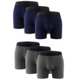 thumbnail image 2 of 6PK Performance Mens Boxer Briefs Polyester Underwear Size Small M Large XL XXL, 2 of 11