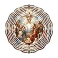 thumbnail image 2 of Fiudx Liquidación de ofertas flash Campanas de viento giratorias navideñas cristianas para colgar Campanas de viento giratorias navideñas cristianas para patio y jardín Regalo único Campanas de vient, 2 of 7