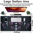 thumbnail image 5 of Celestial Moon Phases Mouse Pad Large Purple Desk Mat Forest Extended Gaming Mousepad Violet Teal Desk Pad XXL 31.5 x 15.7 in Laptop Computer Mouse Keyboard Mat for Office Desk Decor, 5 of 6