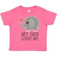 thumbnail image 3 of Inktastic My Gigi Loves Me Grandchild Boys or Girls Toddler T-Shirt, 3 of 5