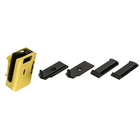Tac 9 Industries Competition Aluminum Pistol Magazine Pouch TYPE-B ( Gold ) Size: 3.5