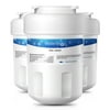 3 Pack Waterdrop MWF Replacement for GE MWF SmartWater, MWFA, MWFP, GWF, GWFA, Kenmore 9991,46-9991, 469991 Refrigerator Water Filter
