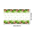 thumbnail image 3 of 1Pc Wallpaper Football Birthday Themed Decorative Tablecloth Table Cloth, 3 of 8