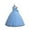 Sky Blue, variant on Princess Dress for Girls, Halloween Cosplay Costume Toddler Off the Shoulder Blue Fancy Outfit