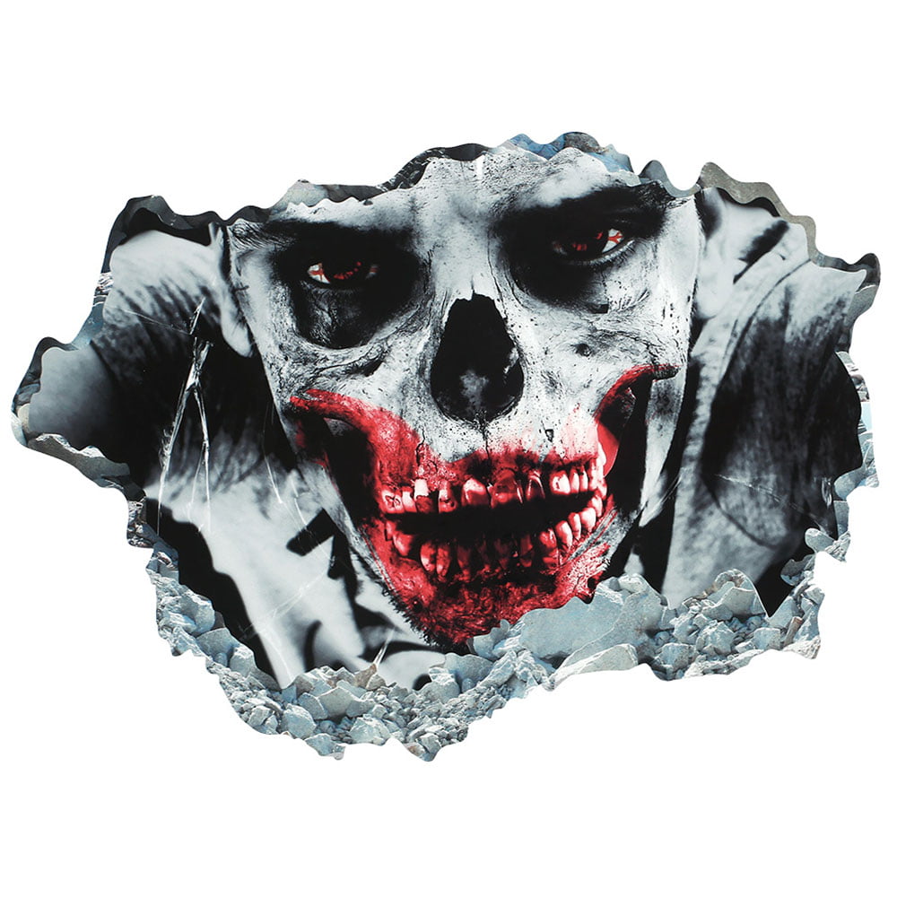 Vinyl Decal Truck Car Sticker Laptop Horror Zombie Halloween Vampire Skull