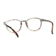 thumbnail image 4 of Womens Flower Pattern Thin Plastic Horn Rim Reading Glasses Red Pink 1.5, 4 of 4