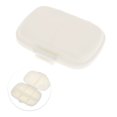 thumbnail image 3 of Unique Bargains 1 Pc 8 Grids Double Layer Pill Box for Travel White, 3 of 6