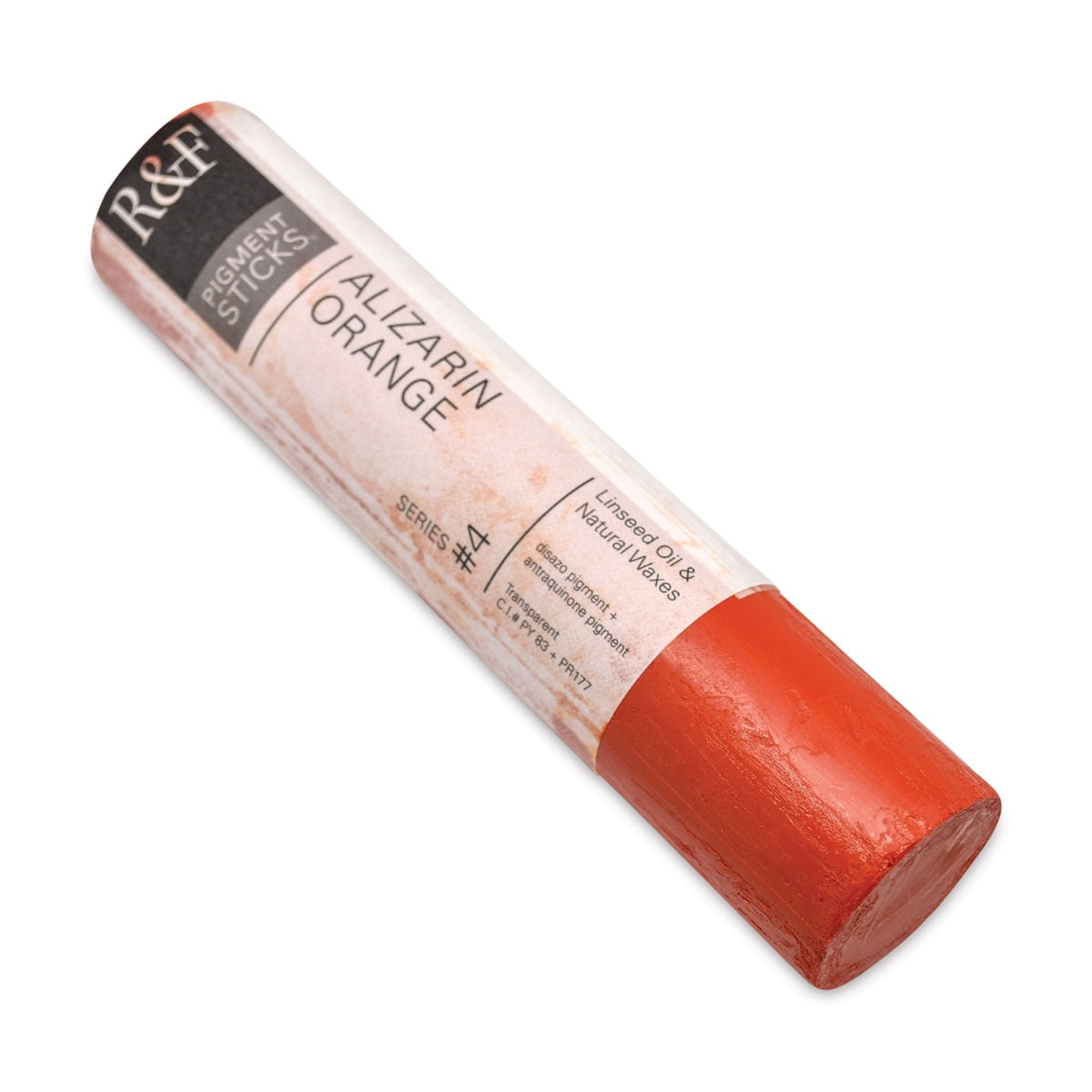 R&F Handmade Paints 224E Oil Pigment Stick 188ml Alizarin Orange