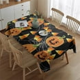 thumbnail image 2 of Pumpkin Candy Halloween Pattern Rectangle Tablecloth 60"x84",Waterproof Polyester Rectangle Table Cloth, Wipeable Spillproof Polyester Tablecloth for Dining, Camping, Indoor and Outdoor, 2 of 5