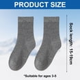 thumbnail image 2 of Calcetines Tobilleros para Niños 8 Pares, Calcetines para Niños Pequeños de Algodón, Calcetines para Niños y Niñas, Medias para Niñas, Multicolor, para 3-5 años, 6-8 años, 2 of 8