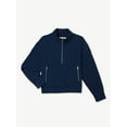 thumbnail image 5 of Free Assembly Girls Quarter-Zip Track Jacket, Sizes 4-18, 5 of 5