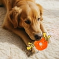 thumbnail image 3 of Durable Latex Dog Squeaky Donut Chew Toy for Puppies - Interactive Chewing for Teething Dogs, 3 of 4