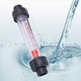 thumbnail image 4 of Meter Gauge, High Measurement Accuracy  Rate Meter Transparent Plastic Glass  For Neutral Liquids For Measure Acid, 4 of 6