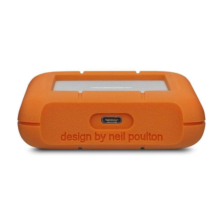 LaCie Rugged USB-C STFR5000800 5TB External Hard Drive with Rescue