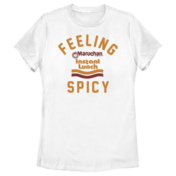 Women's Maruchan Feeling Spicy  Graphic Tee White Small
