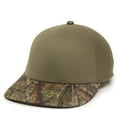 thumbnail image 2 of Outdoor Cap Camo Brim Baseball Hat – High Profile Structured Hunting Cap, Adjustable Snapback, One Size, Green, 2 of 6