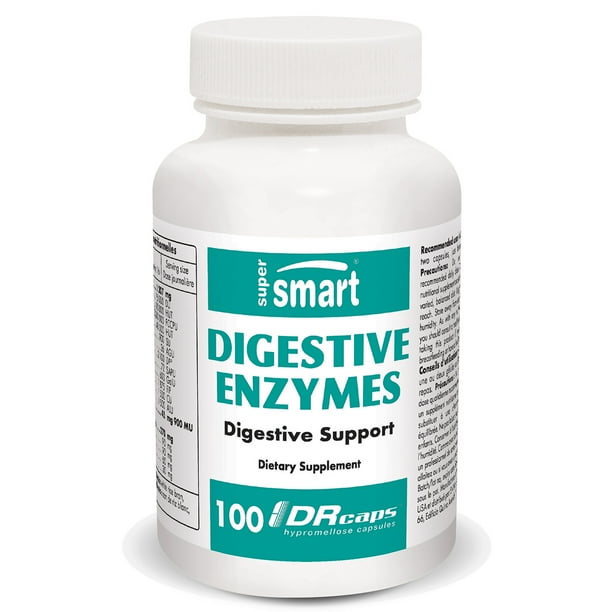 Supersmart Digestive Enzymes with Protease, Bromelain, Amylase