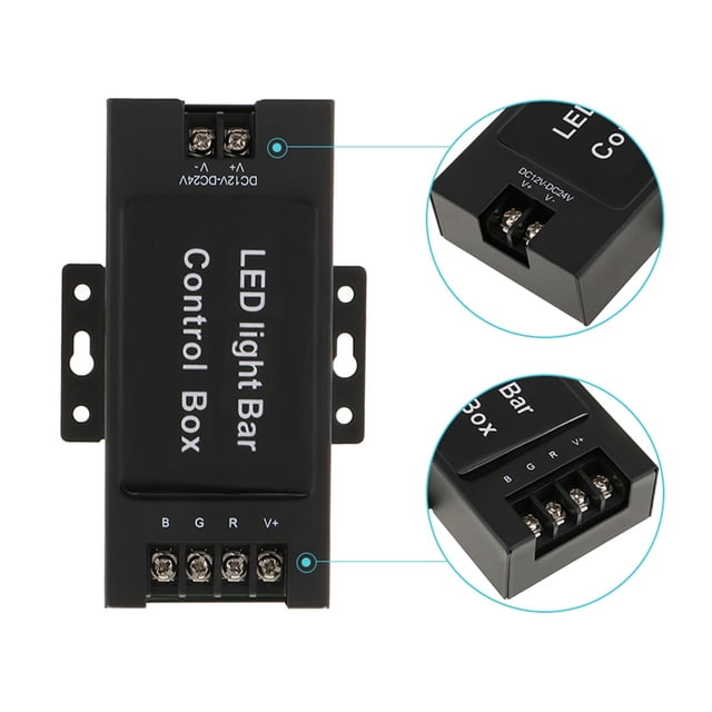12-24V LED Light Bar Battery Control Box & Wireless Remote ForCar Work/Dome/Daytime Lamp 7 Mode ,Easy to Install