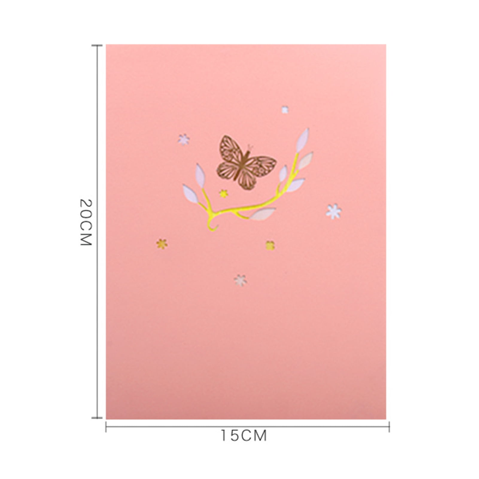 PTSPLLMY Butterflies Pop Up Card, 3D Popup Greeting Cards, for Mothers Day, Spring, Fathers Day, Graduation, Birthday, Wedding, Anniversary, Thank You, Get Well, All Occasion