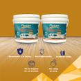 thumbnail image 3 of PINTEX 2 Pack Pintura para Pared Vinil-Acrílica | Fácil Aplicación, Alta Cobertura y Resistente a la Lluvia | Pintura Acrilica para Interiores Exteriores Mate | 3.8 L c/u | Color Aproximado al Real, 3 of 8