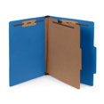 thumbnail image 3 of 10 Dark Blue Classification Folders - 1 Divider - 2 Inch Tyvek Expansions - Durable 2 Prongs Designed to Organize Standard Medical Files, Office Reports - Letter Size, Dark Blue, 10 Pack, 3 of 4