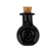 thumbnail image 3 of 10 mini botellas de vidrio vacías negras pequeñas con corcho para almacenar, 3 of 7