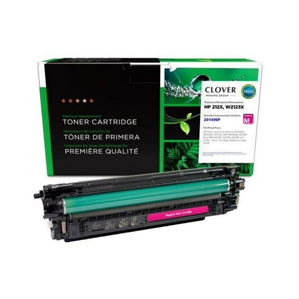 Clover Imaging Group - High Yield - magenta - compatible - box - remanufactured - toner cartridge (alternative for: HP 212X) - for HP LaserJet Clover Imaging Group - High Yield - magenta - compatible - box - remanufactured - toner cartridge (alternative for: HP 212X) - for HP LaserJet