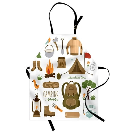 Adventure A Camping Equipment Sleeping Bag Boots Campfire Shovel Adventure A Camping Equipment Sleeping Bag Boots Campfire Shovel Hatchet Log Artwork Print Uni Kitchen