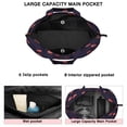 thumbnail image 3 of Red Strawberry Plants Dark Pattern Travel Tote Bags for Women Carry On,Large Weekender Bags for Women Travel,Multi Functional Duffle Bag for Work,Shopping,Sports, 3 of 5