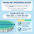 thumbnail image 3 of Swimline Hydrotools Leaf Net Winter Pool Cover for 15 x 27 Ft Above Ground Oval Pools, 3 of 7