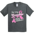 thumbnail image 3 of Inktastic For My Grandma-breast Cancer Awareness Youth T-Shirt, 3 of 5