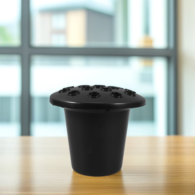 NUOLUX 8Ud Macetas Negras Para Cementerio Con Estructura Resistente Y Sofisticado Para