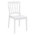 thumbnail image 1 of Compamia Chaise de Salle à Manger de Patio Napoleon, Blanche, 1 of 10