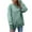 Green, variant on Sweatshirts for Women Round Neck Long Sleeve Casual Solid Pullover Hoodless Sweatshirts Tops