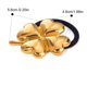thumbnail image 3 of Metal Hair Tie Ponytail Hair Cuff Gold Hair Cuff Gold Ponytail Cuff Silver Metal Hair Ties Hair Elastic Hair Ties for Women Gold Hair Accessories, 3 of 4