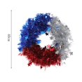 thumbnail image 2 of 4th of July Decor Wreath, United States Independence Day Simulation Garland Door Hanging Decoration, 2 of 3