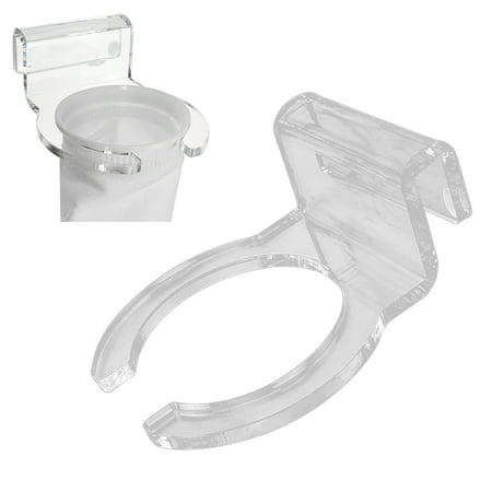 GOOHOCHY 1PC 4 Inch Aquarium Seawater Filter Bag Holder Mount Bracket Fish Tank Water Sump Filters Bag Bracket Support Frame