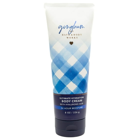 Bath & Body Works GINGHAM Ultimate Hydration Body Cream with Hyaluronic Acid   8oz