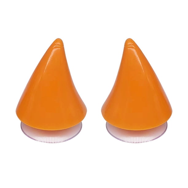 Accesorios para cascos de cuerno de diablo con ventosas - 6 opciones de colores para disfraces de Halloween, cosplay y fiestas temáticas