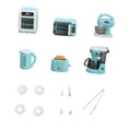 thumbnail image 3 of Juego de electrodomésticos de cocina en miniatura, juguetes de cocina, regalo para niñas y niños, juego de simulación, juguetes de casa de muñecas, de Azul, 3 of 8